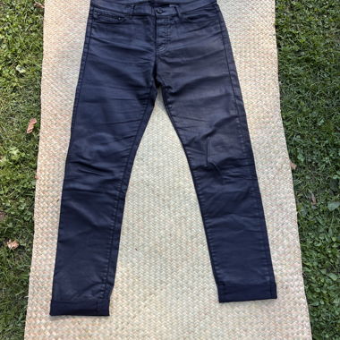 Black waxed trousers The Kooples size 31