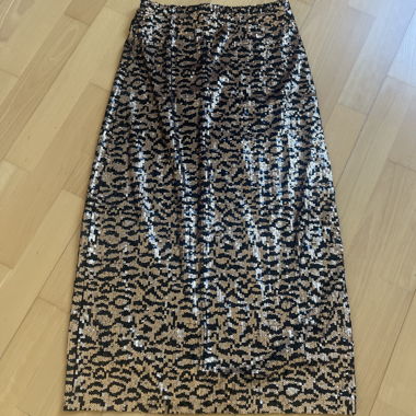Gonna con paillettes animalier - Zara