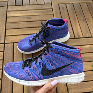 Nike Lunar Flyknit Chukka - Blau Pink