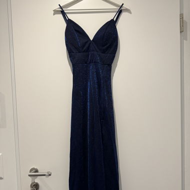 Glitzer Maxi Kleid