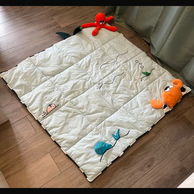 Tappetino gioco imbottito per neonati
