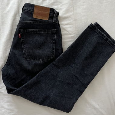 Levis Jeans 501 dunkelgrau