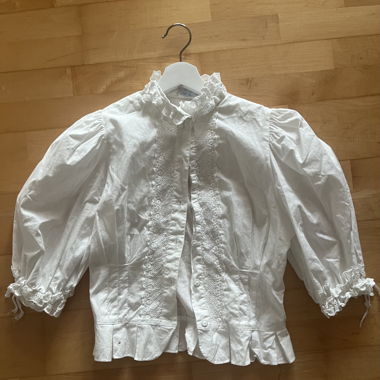 weisse Bluse 