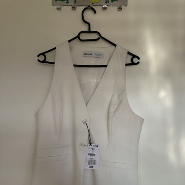 Gilet tailleur blanc