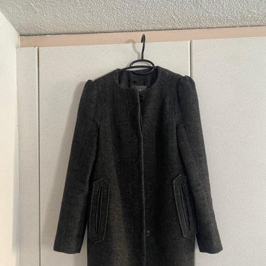 well dress grey coat esprit