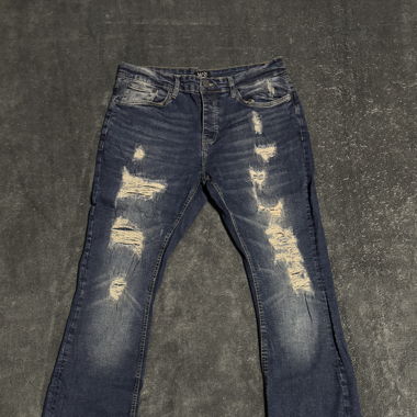 Flared Jeans Distressed