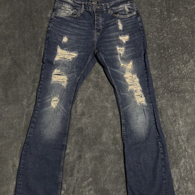 Flared Jeans Distressed