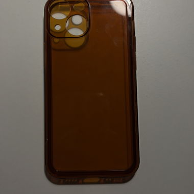 iPhone Hülle transparent braun