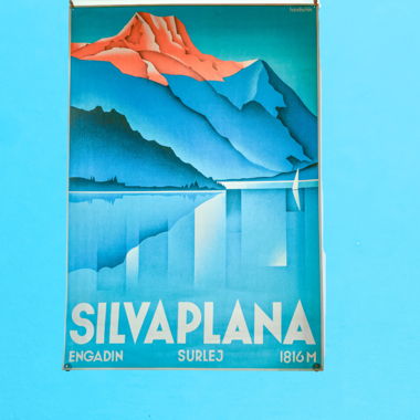 Plakat Nachdruck Silvaplana Museum für Gestaltung