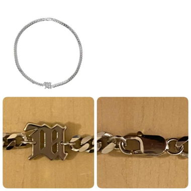 MISBHV Silver Chain 'The M' Necklace
