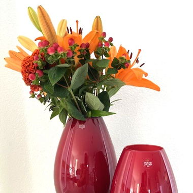 Zwei Holmegaard ‘Cocoon’ Vases, Dänisch Design