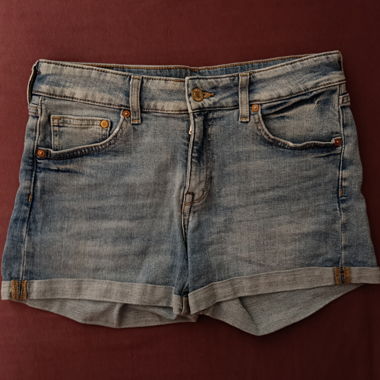 Blue Denim Shorts