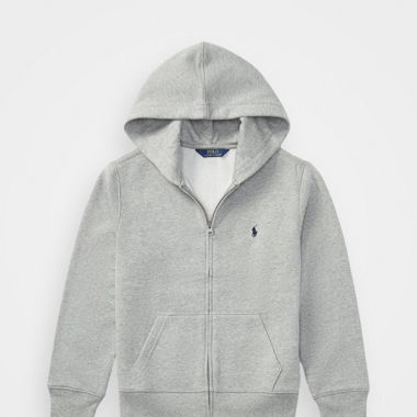 Veste à capuche grise Ralph Lauren