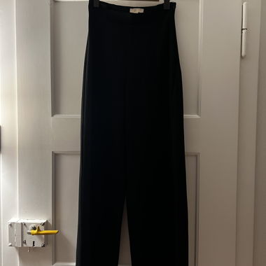 Hose, hoher Bund, schwarz