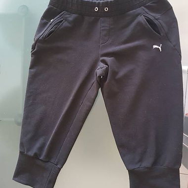 Schwarze Puma Hosen 3/4 (Grösse L)