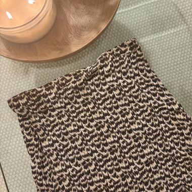 Leopardenmuster Maxi-/Midi-Rock