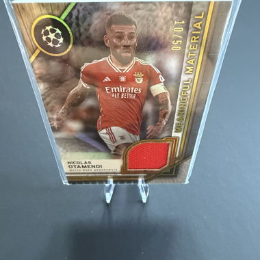 Scheda relic Nicolas Otamendi /50