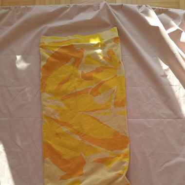 Yellow and orange maxi