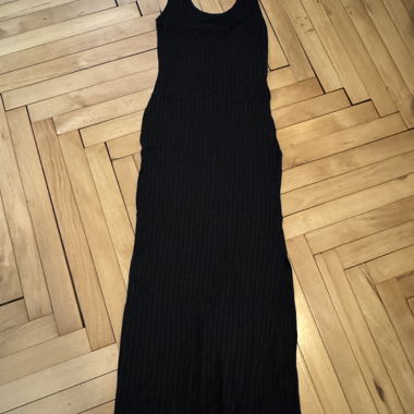 Robe longue noire