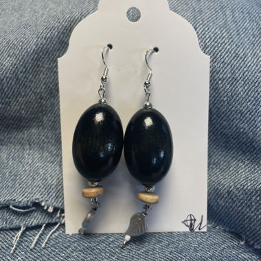 Orecchini statement neri Self made