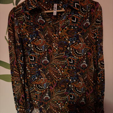 Blusa Paisley colorata
