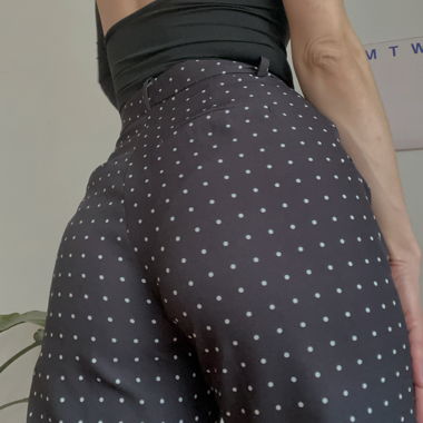 Pantalon à pois 