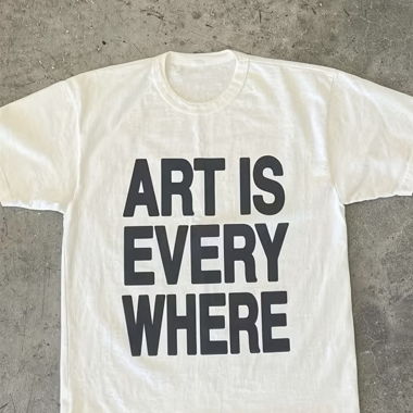 T-shirt bianco statement