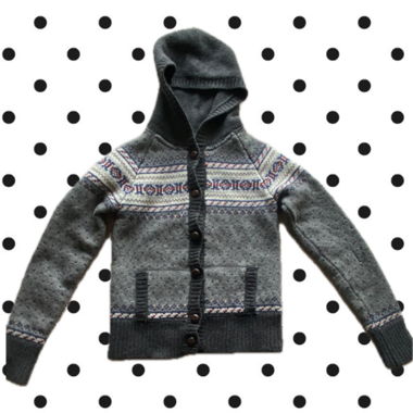 Button up knit sweater