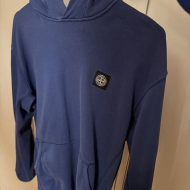 Stone Island blue hoodie