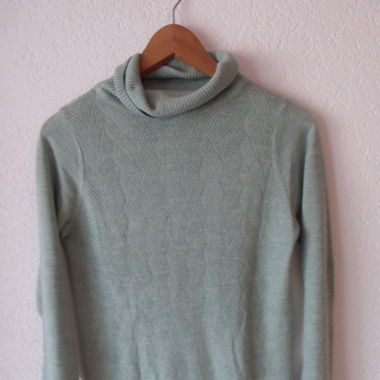 Rollkragenpullover türkis