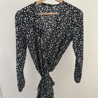 Blumen wickelkleid