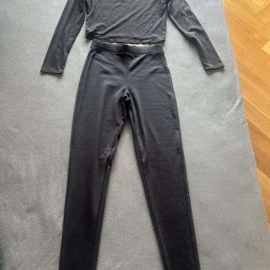 Schwarzes Sport-Set