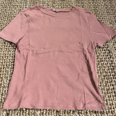 T-Shirt puderrosa