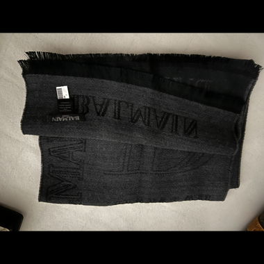 Écharpe Balmain noire