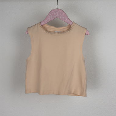 Top sans manches beige Zara