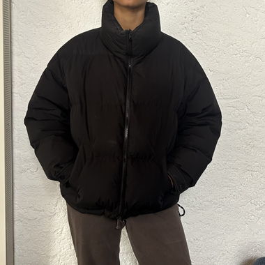 Black Oversize Puffer Jacket