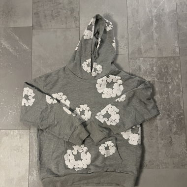 Felpa con cappuccio Denim Tears grigia