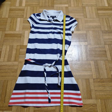 Robe polo à rayures Tommy Hilfiger taille 116/122