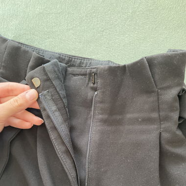 schwarze Anzugshose