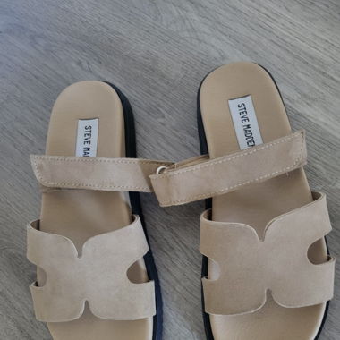STEVE MADDEN (HERMES DUPE ALIKE) SANDALEN GRÖSSE 38