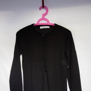 Versace Black Cardigan - Size M Women’s