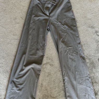 Gerades Bershka-Hose Grau