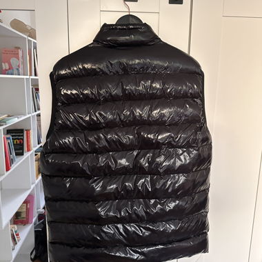 Moncler Black Puffer Vest