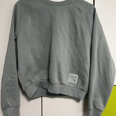 Sweatshirt turquoise clair
