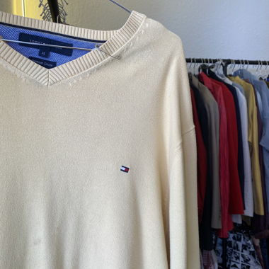 Maglione Tommy Hilfiger con scollo a V XL