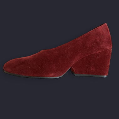 Comme des Garcons velvet heels