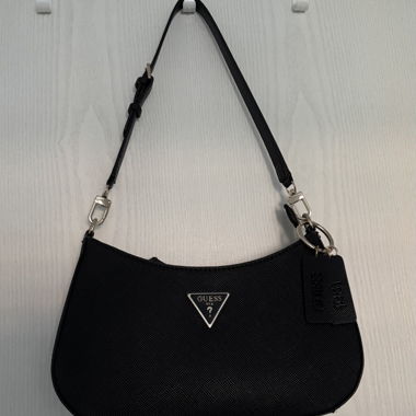 GUESS Schultertasche Schwarz