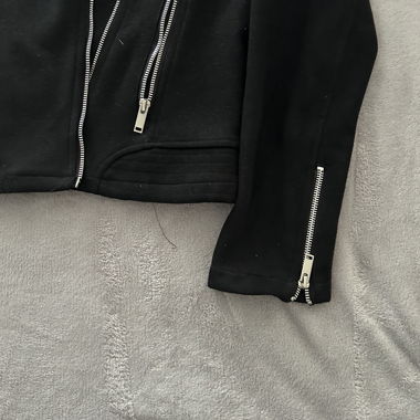 Black zip-up jacket