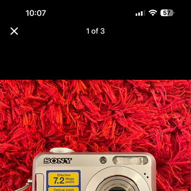 Sony cybershot digital camera