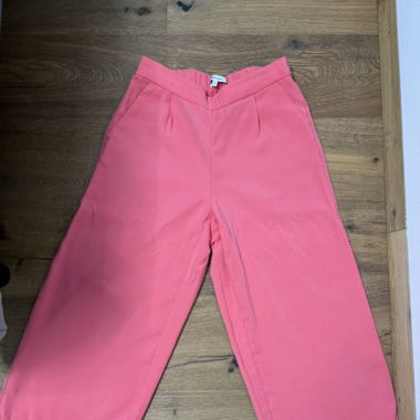 Korallfarbene Culotte Hose Only